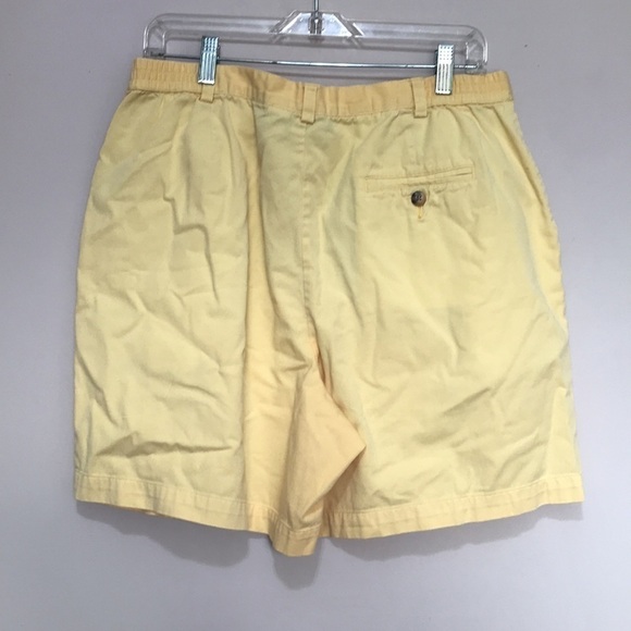 VINTAGE St Johns Bay yellow ultra high waist shorts 16 - Picture 3 of 7